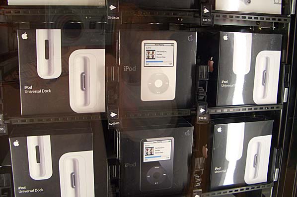 iPods in the vending machine