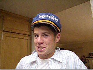 Kyle in his Sea World hat