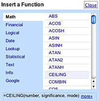 functions options