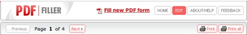 header for pdf filler