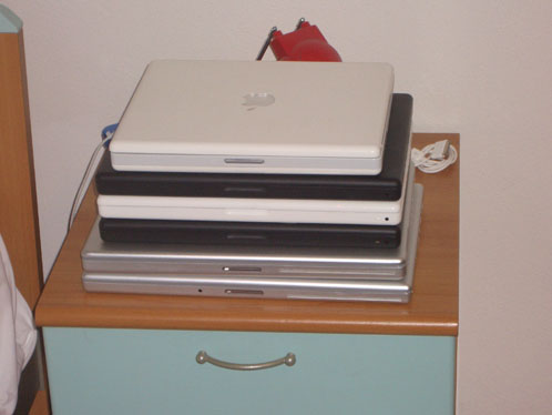 6 laptops