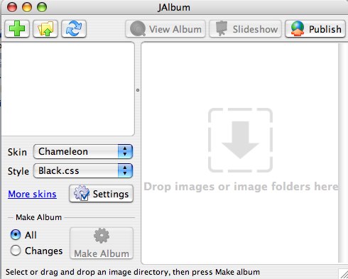 jalbum folders not showing