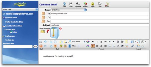 webmail interface