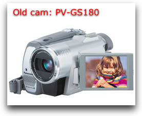 Panasonic PV-GS180 old camera
