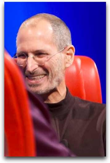Steve Jobs smiling