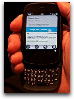 HP Veer 4G showing chicklet keys and wee tiny font