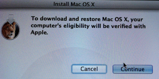 apple verifies you're allowed to install OSX