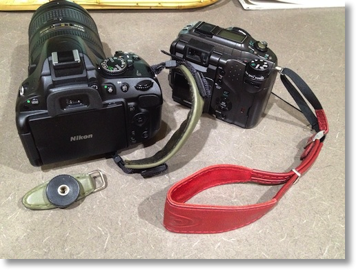 both cameras showing both straps