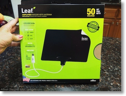 leaf antenna in the box (50 mile version)