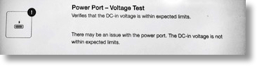 voltage not up to snuff