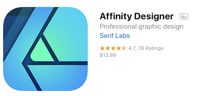 affinity designer ipad cost