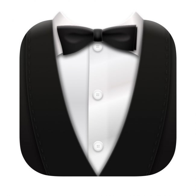 Bartender logo tuxedo body