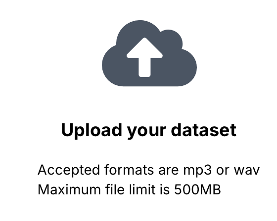 Resemble says mp3 format IS accepted along with wav files.